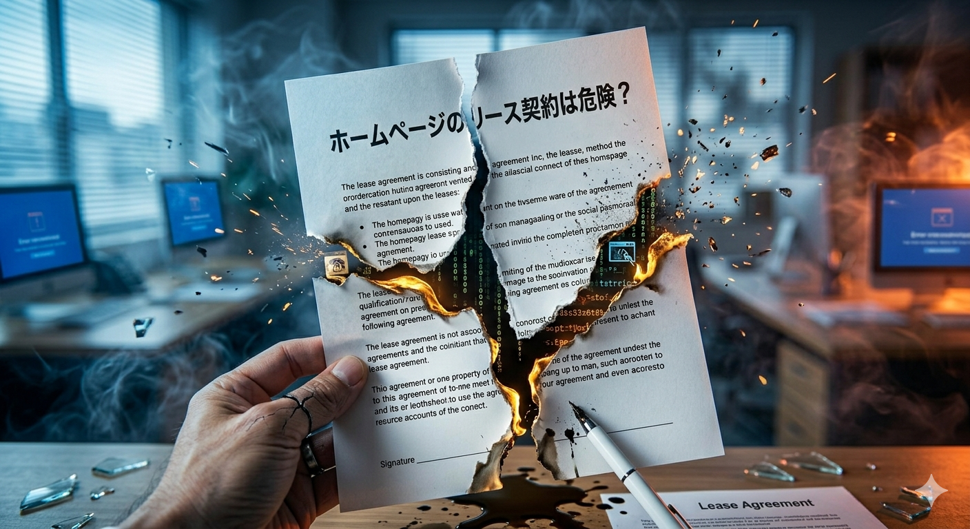 ホームページのリース契約は危険？【沖縄の中小企業向けホームページ知識】