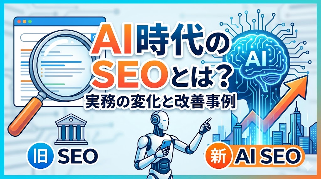 AI時代のSEOとは？実務で変わったポイントと改善事例を解説