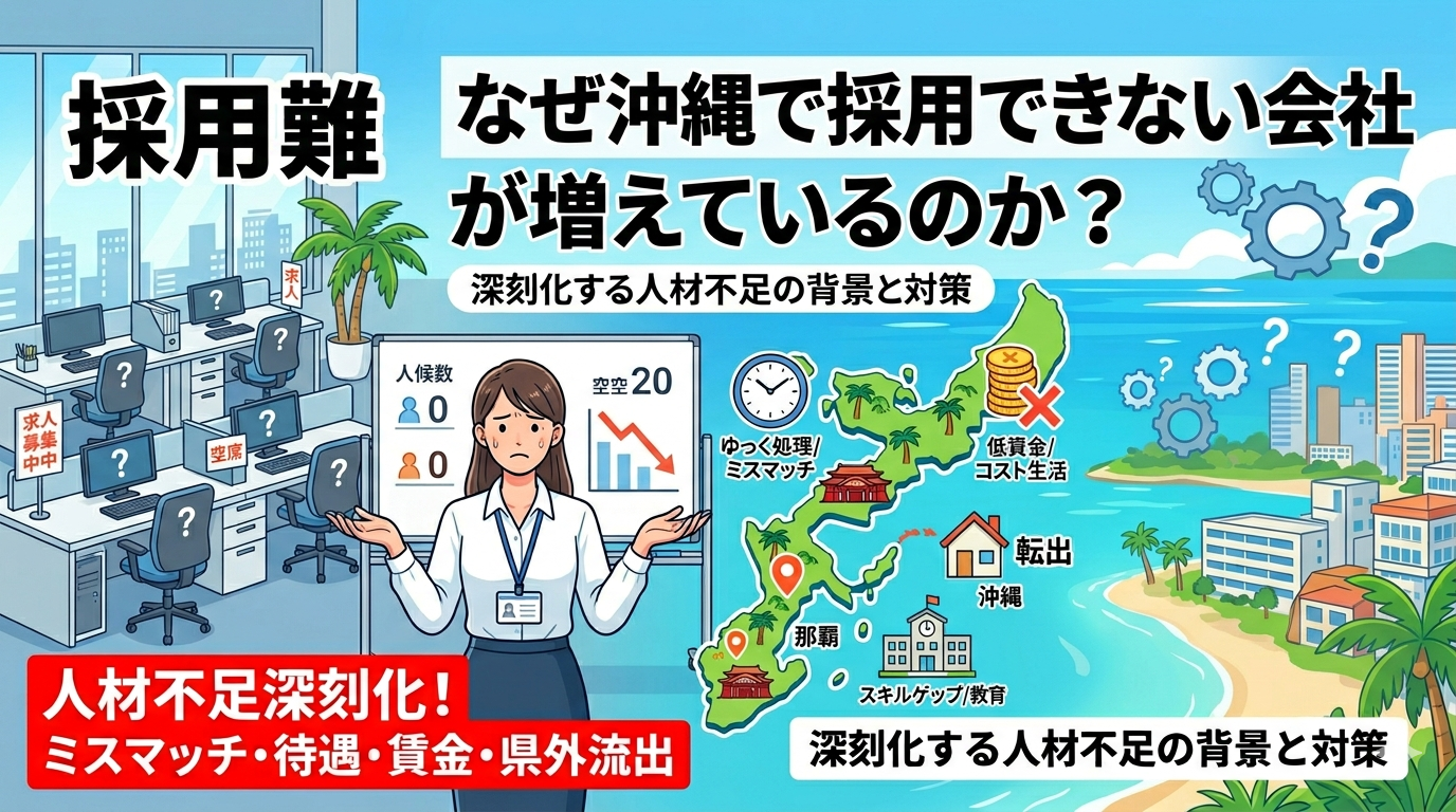 沖縄で採用できない会社が増えている理由