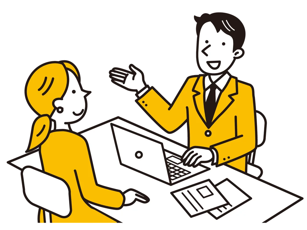 相談しながらホームページを育てるイメージ