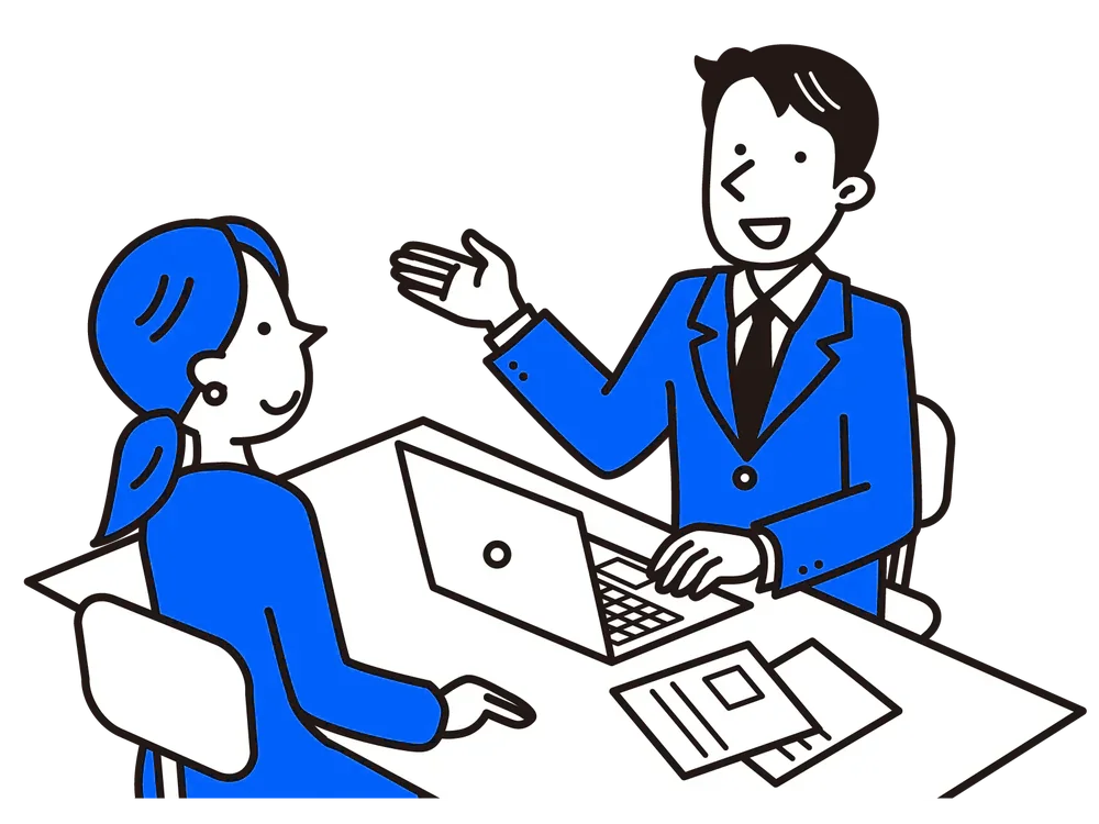 MEO対策を相談するイメージ